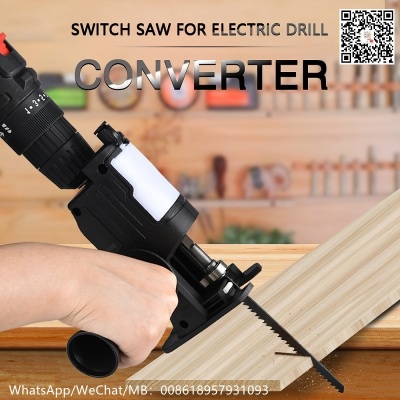 Electric drill changed to reciprocating saw adapter 电钻改往复锯转换头