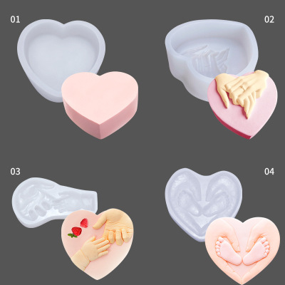 Love Silicone Mold Valentine's Day Mousse Cake Silicone Mold Baking Utensils French Dessert Tools