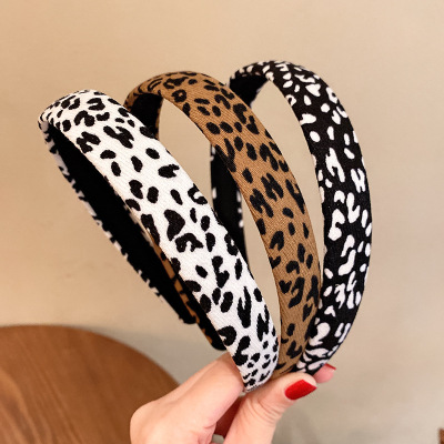 Headband Female Super Fairy Mori Style Internet Celebrity Solid Color Sweet All-Match Sponge Wide-Edged Headband Korean Simple Face Washing Hair Accessories