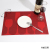 Western-Style Placemat PVC Placemat Teslin Single Frame Placemat Hotel Can Order Family Placemat Insulated Wine Cup Mat