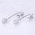 Wish Temperament Korean Style Simple Long Earrings Female Personality All-Match Rhinestone Ball Earrings Wholesale Direct Supply