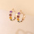 European and American Hot Metal Ear Cuff Ins Trendy Smiley Face Ear Ring Personality Simple Color Eardrops Earrings Wholesale