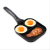 Aluminum Medical Stone Flat Bottom Two-Hole Three-in-One Fried Egg Pan Bacon Steak Burger Fry Pan Fried Egg Mold