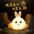 Colorful Creative Cute Rabbit Silicone Night Lamp Portable USB Charging Led Pat Lamp Rabbit Bedroom Useful Tool for Pressure Reduction