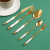 Stainless Steel Simple Style Emerald Porcelain Handle Tableware Western Food/Steak Knife, Fork and Spoon Soup Spoon Match Sets Gift Box