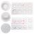 8-Piece Egg Tart Sole Marking Silicone Mold DIY Jelly/Pudding Mold Creative Egg Tart Chocolate Mold