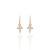 Pastoral Style Plant Small Mushroom Earrings Copper Plated Real Gold Earrings Light Color Graceful Earrings in Stock Wholesale