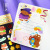 Rainbow Lele Bear Series Two Hand-Painted Cartoon Cute Journal DIY Decorative Sticker Single into 8 Models