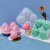 4-Hole Rose Flower Ice Tray Silicone Mold DIY Creative Peach Ice Hockey Ice Cube Mousse Cake Ice Maker
