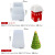 Customized Christmas Silicone Mold Aromatherapy Candle Mould Plaster Handmade Soap DIY Epoxy Mold