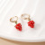 2021 Meiyu Personalized Creative Ins Style Fruit Strawberry Ear Clip Earrings Fresh Female Earrings Factory Direct Supply