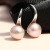 Korean Style Elegant Fresh Water Pearl Earrings Simple Personalized All-Match Electroplated Platinum Eardrop Earring Wholesale Direct Supply