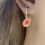 2021 Meiyu Personalized Creative Ins Style Fruit Papaya Ear Clip Earrings Factory Direct Supply Small Fresh Female Accessories