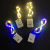 1 M 10 Light Warm Color LED Lighting Chain Copper Light Cable Three-Speed Flash Cake Flower Decorative Light Bar Accessories Gift Box String