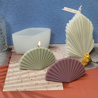 Shell Silicone Mold Creative DIY Aromatherapy Candle Handmade Soap Plaster Decoration Mold Amazon Hot Sale
