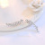 2021 New Silver Stud Rhinestone-Encrusted Stud Earrings Elegant Temperament Earring Pendant for Ladies Ornament Metal Silver Earrings Earrings in Stock