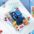 Hand-Painted Stickers Bear Daily Series Cartoon Cute Children Journal Material Decorative Sticker 2 Pieces into 6