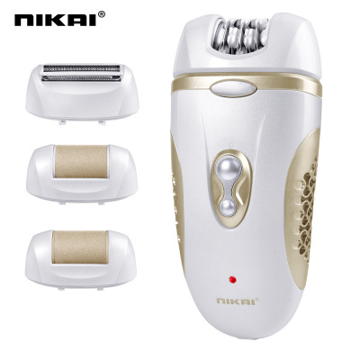 4-in-1 Multifunctional Suit Charging Tweezers Pedicure Device Women's Electric Shaver Foot Grinder Nikai7681