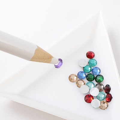 DIY Handmade Ornament Diamond Pen Mobile Phone Stick-on Crystals Beauty Pen Used to Paste Diamonds Diamond Special White Core Pencil