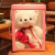Little Bear Doll Doll Teddy Bear Cute Ragdoll Plush Toy for Boyfriends and Girlfriends Christmas Birthday Gift