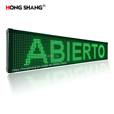 Factory Direct Sales Green LED LED Display Screen Light Plate Advertising Panel LED Advertising Sign LED Display Screen