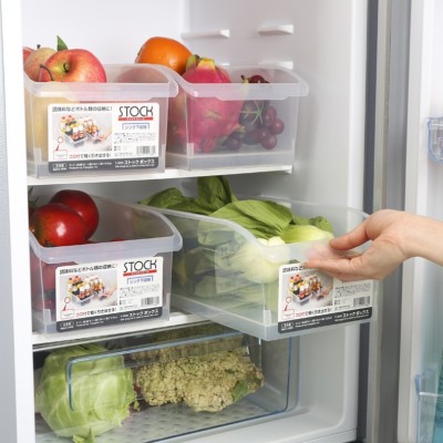 Japanese-Style Drawer Refrigerator Preservation Storage Box Kitchen Food Storage Finishing Box Transparent Plastic Vegetable Storage Box