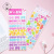 Laser Pet Stickers Colorful World Series Hand-Painted Basic Notebook Material Decoration Stickers Single 8