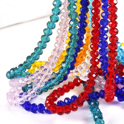 Factory Wholesale 4/6/8/10Mmdiy Ornament Accessories Crystal Beads Scattered Beads Flat Beads