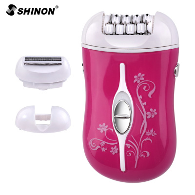 Amazon Hot Sale Macaron 2-in-1 Women's Shaver Electric Epilator Precision Plucking Shinon7632
