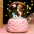 Mermaid Princess Crystal Ball Music Box Mermaid Love Snow with Light for Girls Children Student Valentine's Day Gift