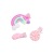 Korean Cartoon Barrettes Cute Children Rainbow Duckbill Clip Sweet Girl Lollipop Hairpin Student Cloud Hair Accessories