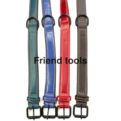 Pet Chain Leather Chyer 6 Colors Randomly Mixed