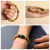 Original Ecology Yellow Chicken Grease Hainan Xingyue Bodhi Barrel Beads Bracelet Buddha Beads Men and Women Xingyue Bodhi Bracelet Wholesale