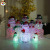 ZF-48 Ice Cube Snowman Christmas Decorations Christmas Small Night Lamp Christmas Gifts Christmas Ambience Light