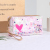 Creative Butterfly Powder Cosmetic Bag Love Hand-Held PVC Make-up Bag Waterproof Wash Storage Bag Cosmetics Bag