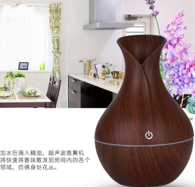 Factory Amazon Creative Ball Horse Running Light Creative Wood Grain Small Vase USB Colorful Light Office Humidifier