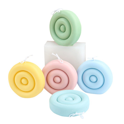 Cross-Border New Arrival Korean Ins Donut Candle Mold Liquid Silicone Mousse Cake DIY Soap Mold Aromatherapy Candle