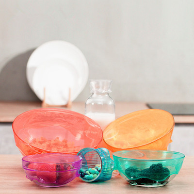 Silicone Flower Fresh Cover Plastic Wrap Bowl Cover Sealed Versatile Universal Plastic Wrap Cover Food Stretch Film