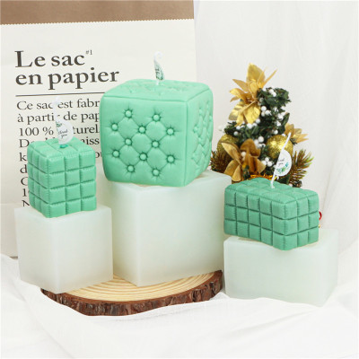 Cross-Border Silicone Sofa Bag Candle Mold Rubik's Cube DIY Mousse Cake Mold Soap Mold Aromatherapy Magic Ball Factory in Stock