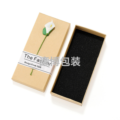 Exquisite Small High-End Girl Heart Rectangular Gift Box Customized Gift Box Watch Gift Box Wholesale