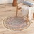 Ethnic Style Cotton Braided Printed Household Living Room Coffee Table Pad Floor Mat Bedroom Study round Carpet Exclusive for Cross-Border