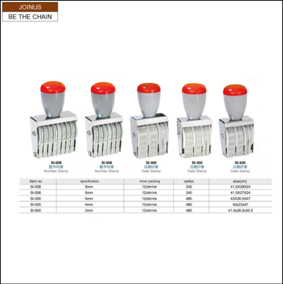 NUMBER STAMP AF-3333-6