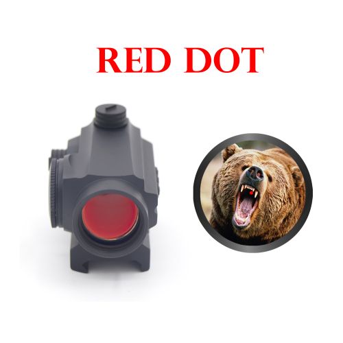 saber-toothed  red dot telescopic sight with base with extinction net key-press switch metal material