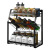 Kitchen Spice Rack Countertop Storage Rack Multi-Functional Bottle & Can Storage Rack Wall-Mounted Nail-Free Seasoning Spice Rack