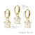 Meiyu Creative Hip Hop Naughty Face Micro Inlaid Zircon Copper Earrings Factory Wholesale Cute Fashion Trendy Ear Rings