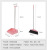 Dustpan Broom Set Combination Iron Handle Plastic Broom Cover Sweep Dustpan Household Cleaning Department Store