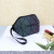 New Fashion Shell Folding Small Cosmetic Bag Geometric Rhombus Colorful Luminous Color Changing Clutch Handbag