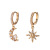 Meiyu Ornament Creative Design Star Moon Earrings Micro Inlaid Zircon Copper Earrings Women's Fashion Fresh Trendy Earrings