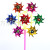 Seven Flower Sequined Windmill Colorful Plastic Colorful Children's Toy Traditional Windmill Park Square Stall Hot Sale