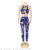 Yoga Clothes Cropped Pants Tie-Dyed Vest Workout Bra Yoga Pants Suit Floral Leggings Women's Sportswear